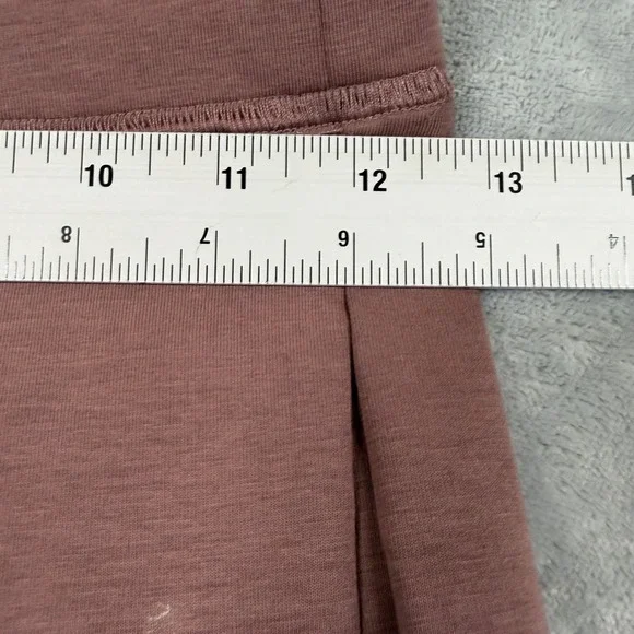 Nike Air Womens Size Small S High Waist Flare Legging Mauve Pink Split Hem Pant - Picture 4 of 6